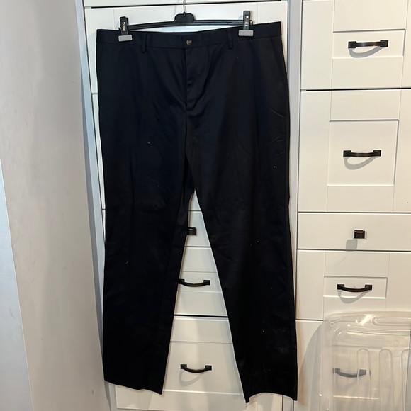 Mccarthy. Size. 44. Uniform pants. New. Black. Unfinished hem. - Picture 1 of 3